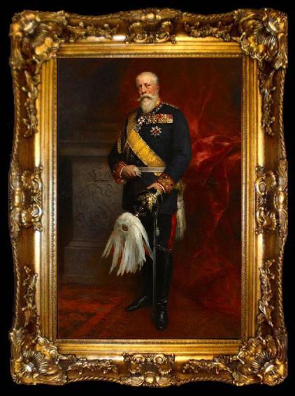 framed  Ferdinand Keller Grossherzog Friedrich I von Baden 1900, ta009-2